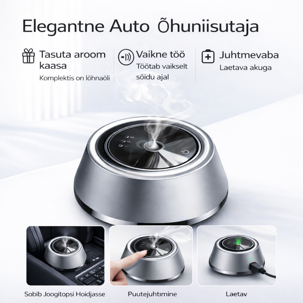 AROOM auto õhuniisutaja omadused